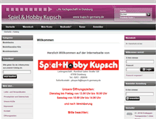 Tablet Screenshot of kupsch-germany.de